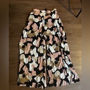 Corey Lynn Calter Abstract Wide Leg Pant Assorted Combo Print size medium